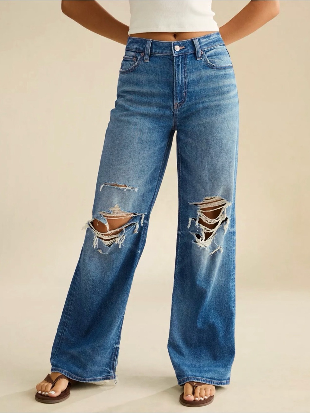 American Eagle Outfitters Wide Leg Jeans